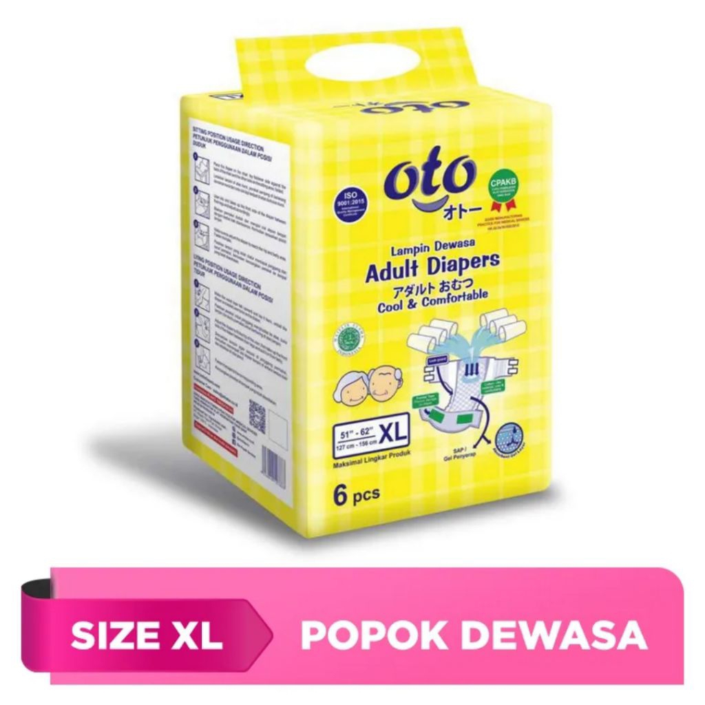 OTO Pampers Dewasa S/M/L/XL/XXL