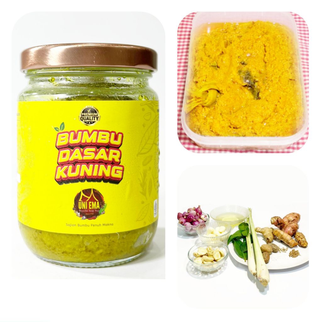 

UNI EMA Bumbu Dasar Kuning Instan Homemade Alami & non MSG