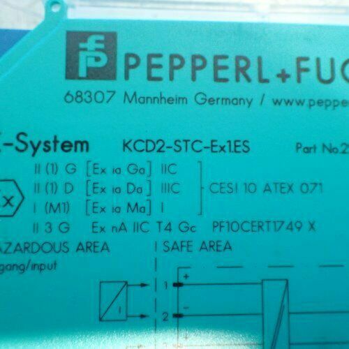 PEPPERL FUCHS KCD2-STC-EX1.ES SMART Transmitter Power Supply