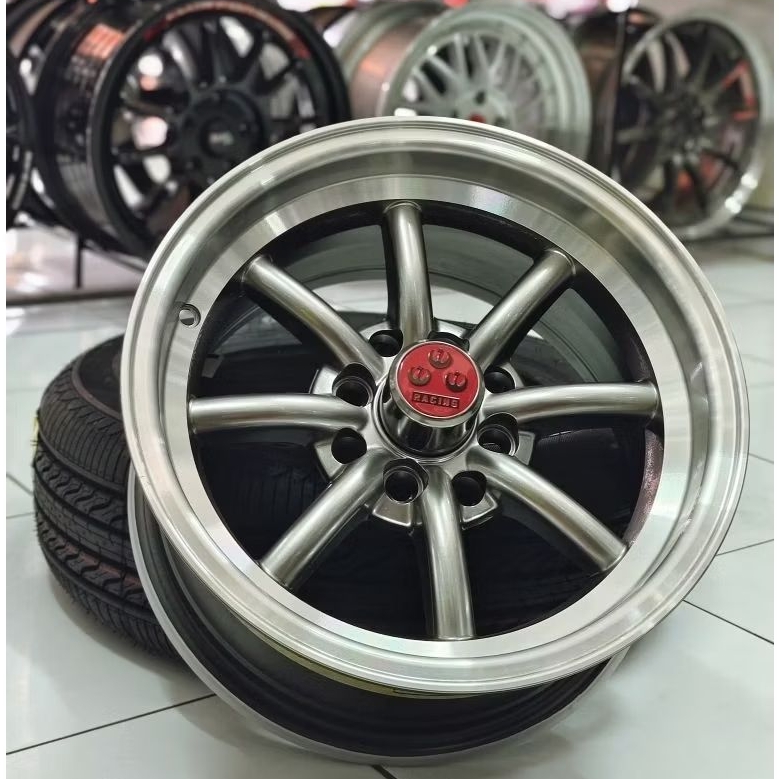 Velg Mobil Ring 14 Watanabe Hyper Black cocok untuk Jazz, Swift, Brio, Carry, L300, Gran Max