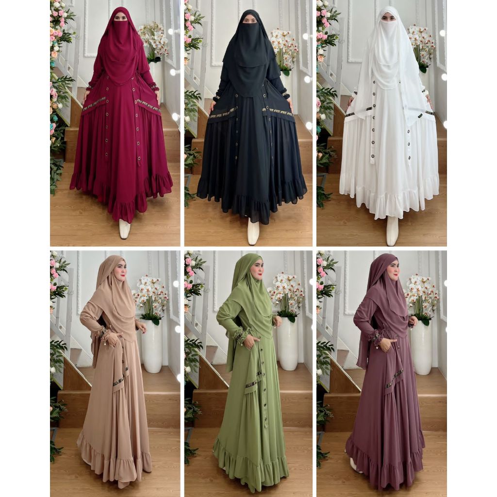 Gamis Syar'i Kode-HANACA Matt Ceruti BabyDoll By AJEZAS