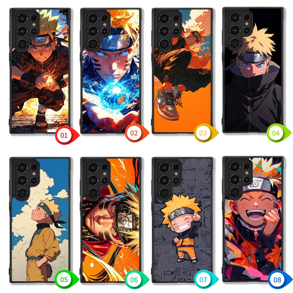 Case Samsung Galaxy S25 S24 S23 S22 S21 S20 Note 20 10 Ultra Plus FE Edge Naruto Anime IC0049