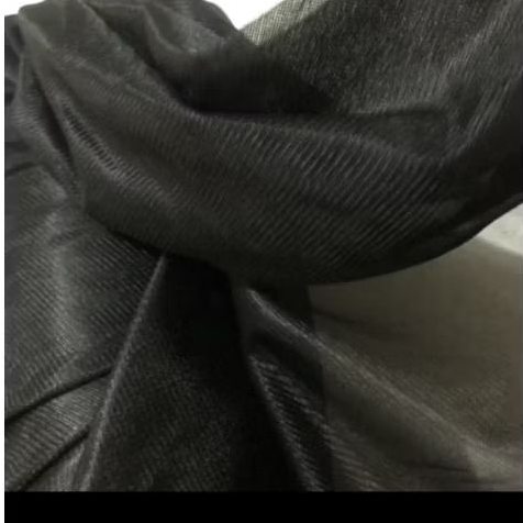 KAIN MESH TRIKOT TIPIS TANPA LEM HITAM