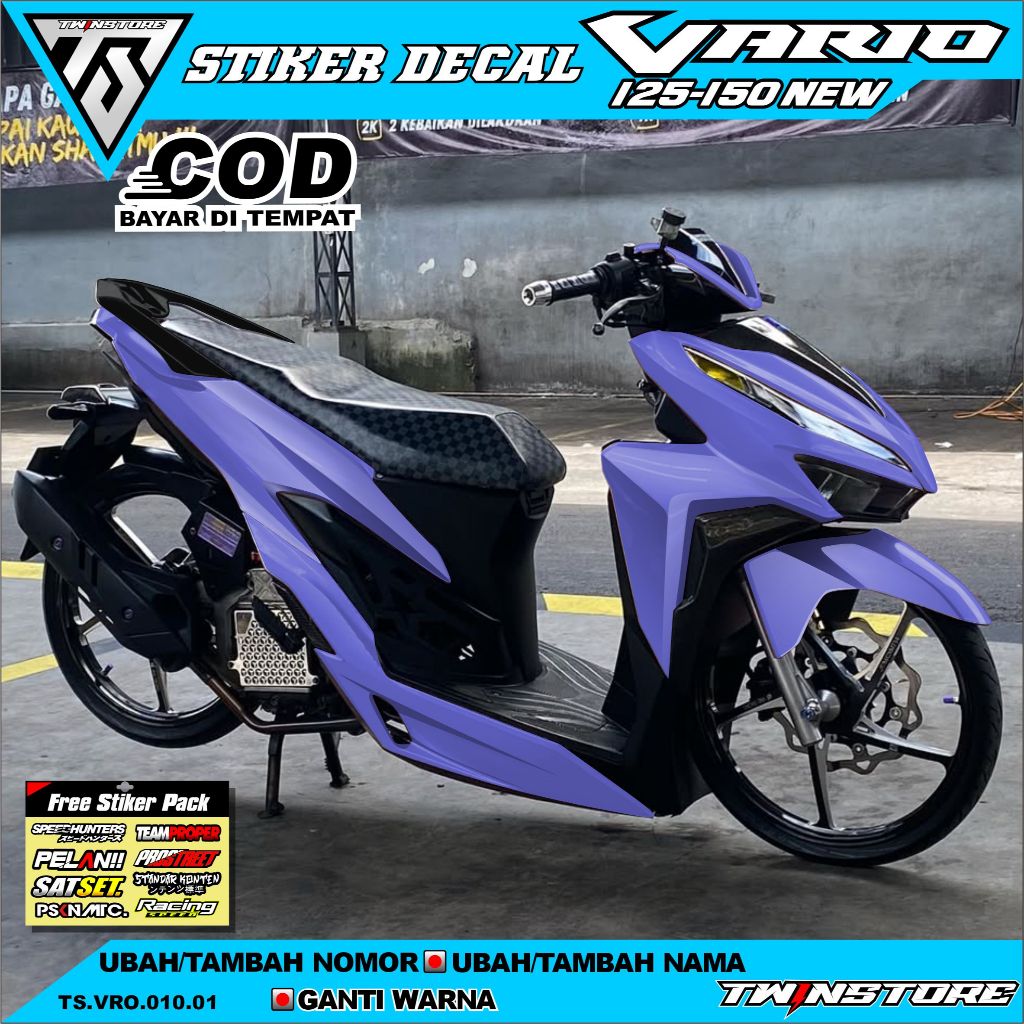 Stiker Decal Full Body VARIO NEW 125 150 / decal vario 125 150 new full body GEN 1