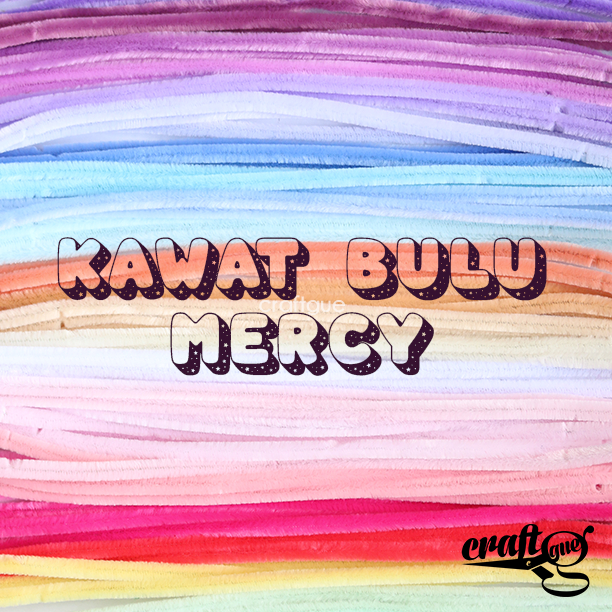Craftgue - Kawat Bulu Mercy Pipe Cleaner Premium Gembul (100pcs)