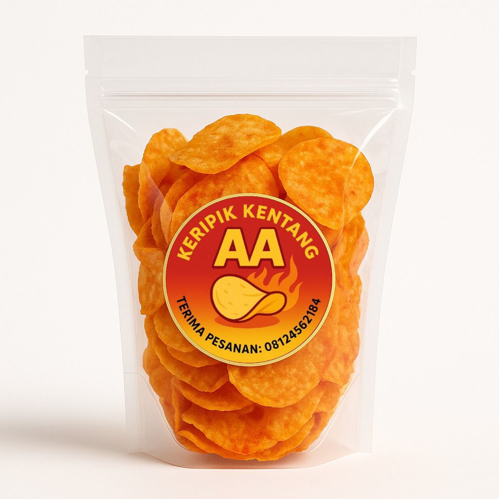 

AA Keripik Kentang Pedas Mantap - Snack Pedas Favorit Anda Camilan Food Sehat
