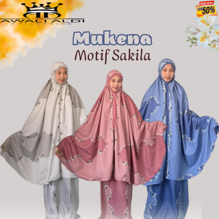 Mukena / Telekung Premium Dewasa SAKILA Mewah Cantik EXPORT QUALITY/ TELEKUNG PREMIUM COTTON