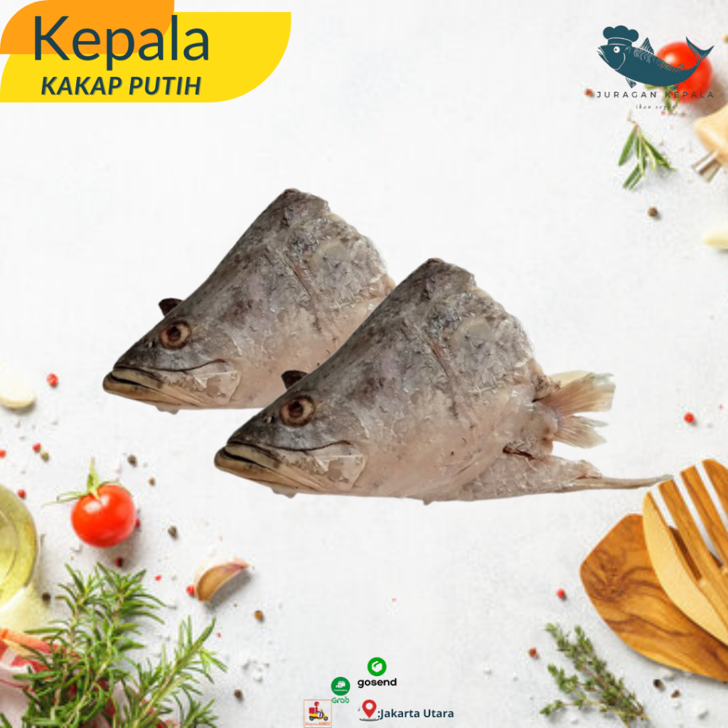 

Juragan Kepala kakap putih/ Kepala ikan kakap putih 1kg Instan/sameday