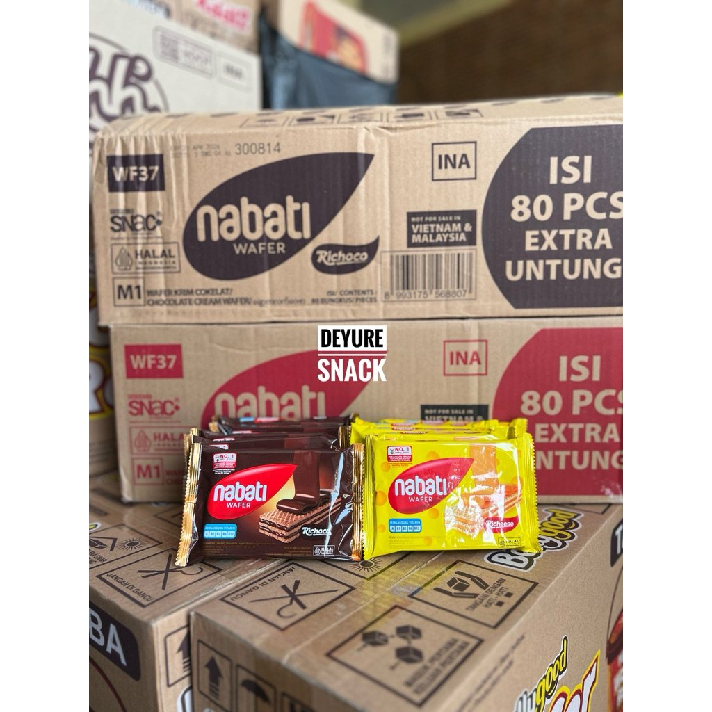 

NABATI WAFER 2000 1 DUS ISI 80 BUNGKUS 46GR / NABATI 2000 1 DUS