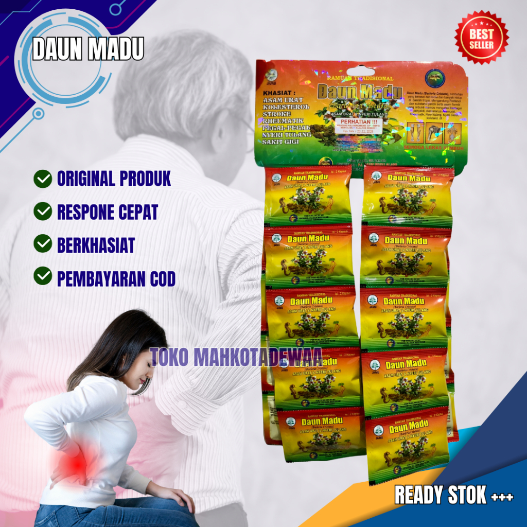 

Daun Madu Kapsul Renceng Isi 20 Sachet 100% Asli