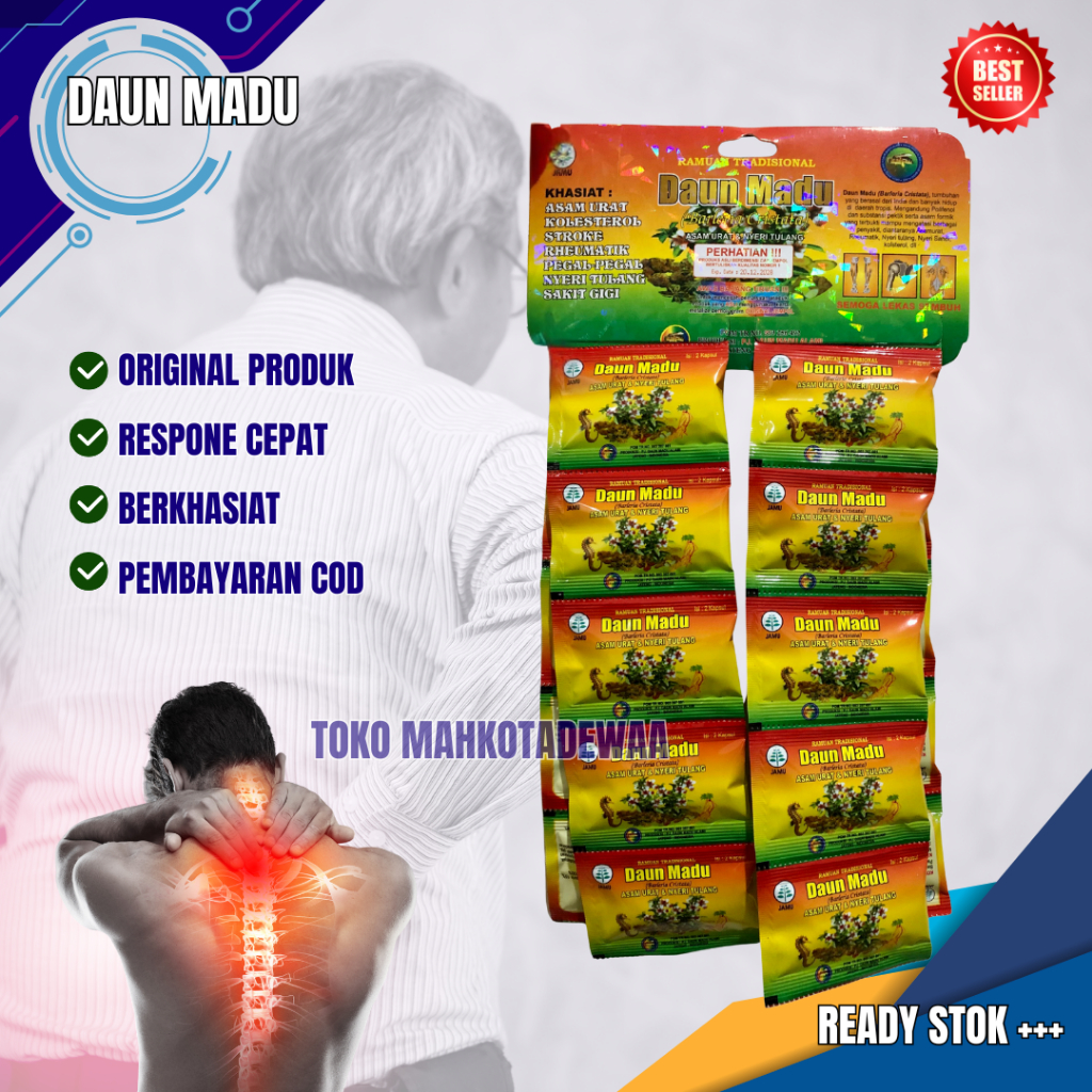 

Daun Madu Kapsul Asam Urat Original 100% Asli [Kemasan Kuning]