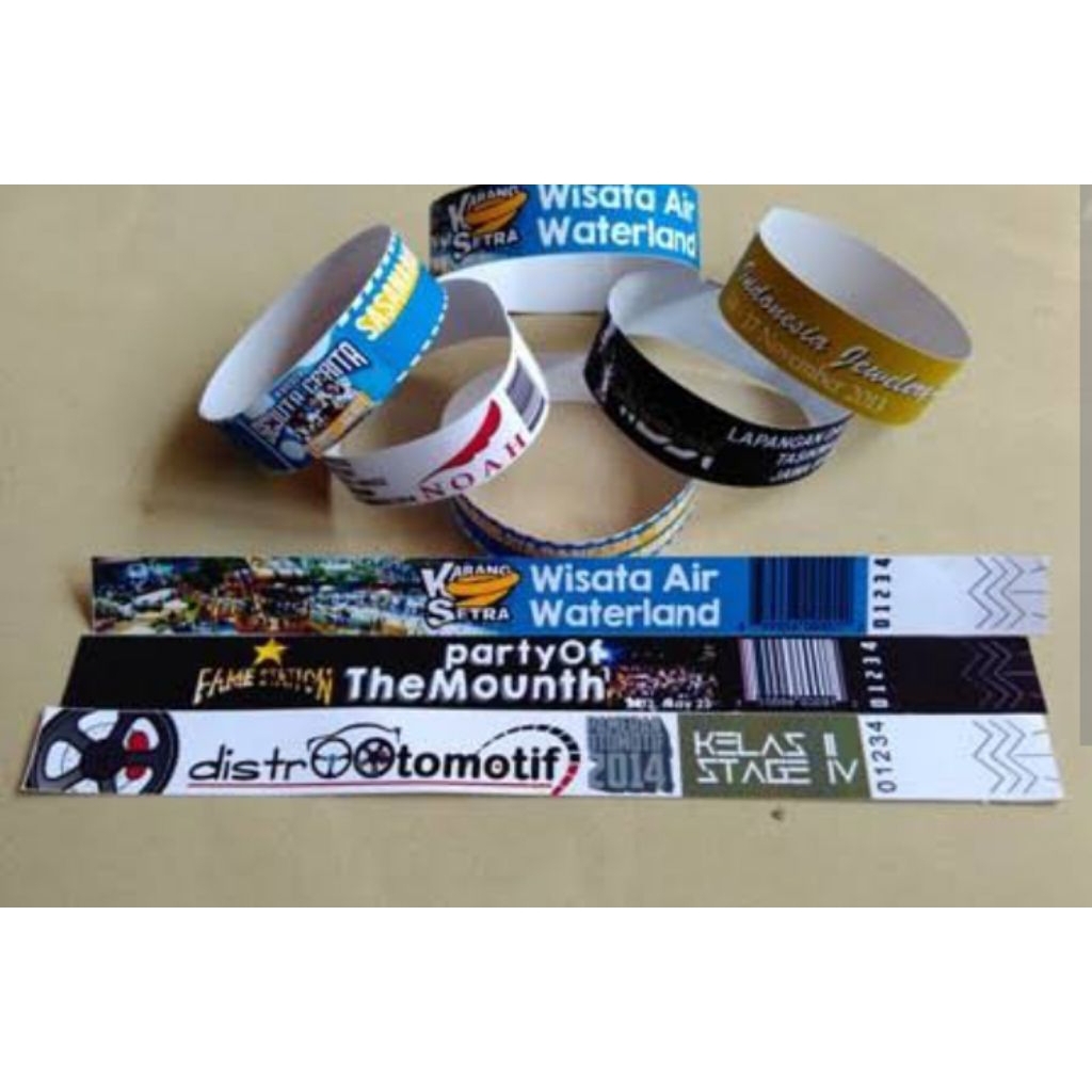 TIKET GELANG CUSTOM EVENT WAHANA KONSER TIKET GELANG