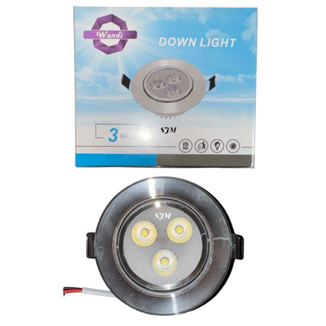 Downlight 3W Lampu Lemari Hias Putih WANDI