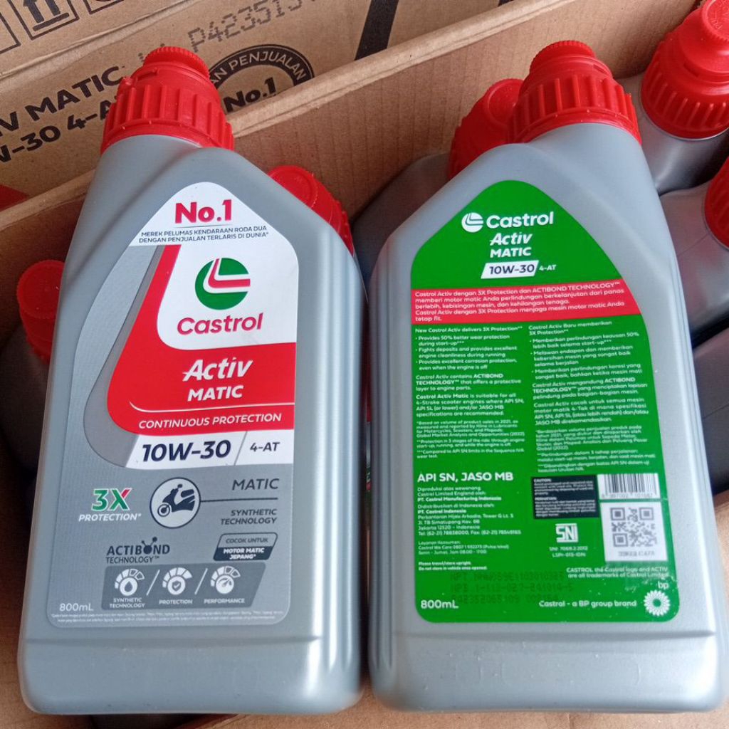 Oli Castrol activ matik 10w - 30w