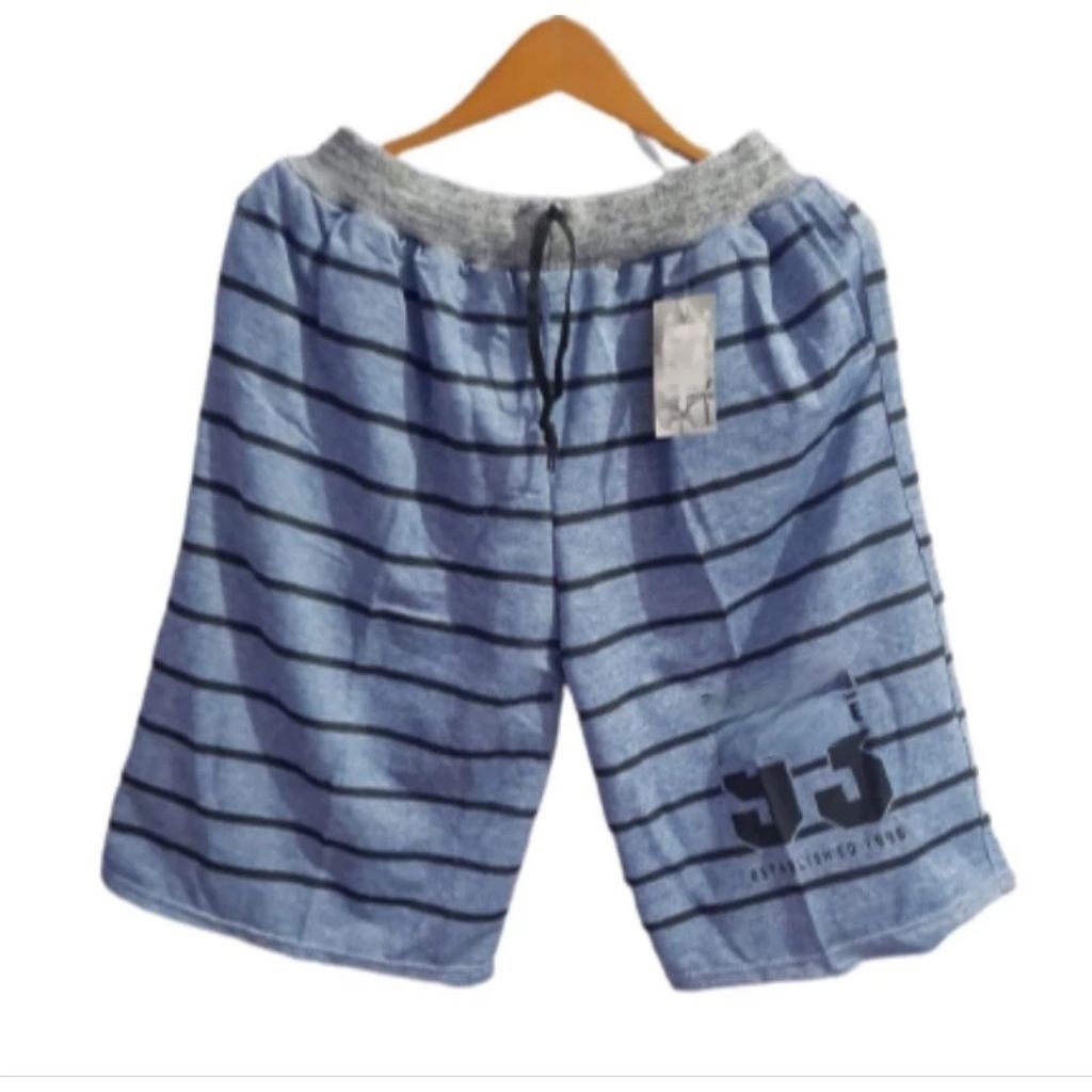 PAKET 3PCS CELANA PENDEK PRIA SALUR JUMBO XXL CELANA MOTIF SALUR