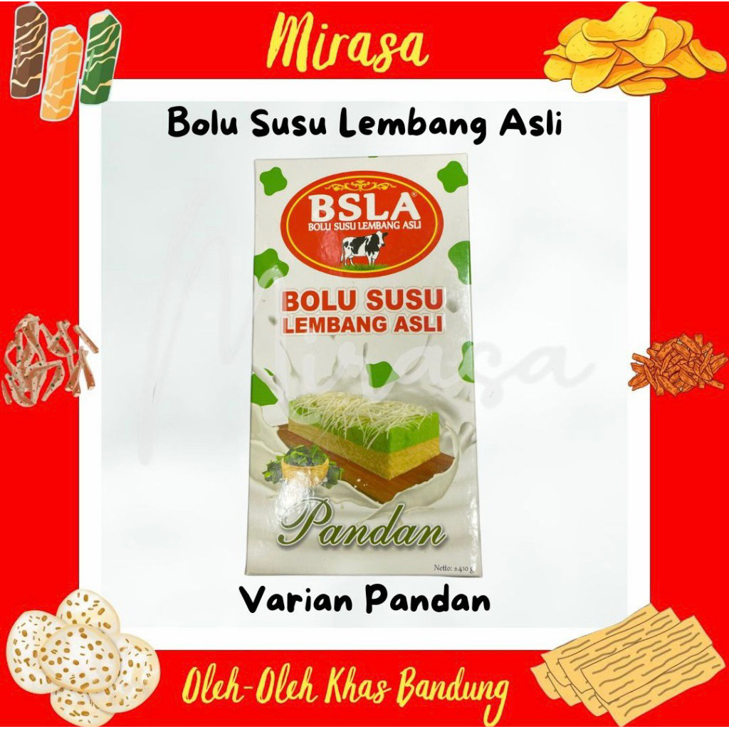 Bolu Susu Lembang Asli (Pandan)