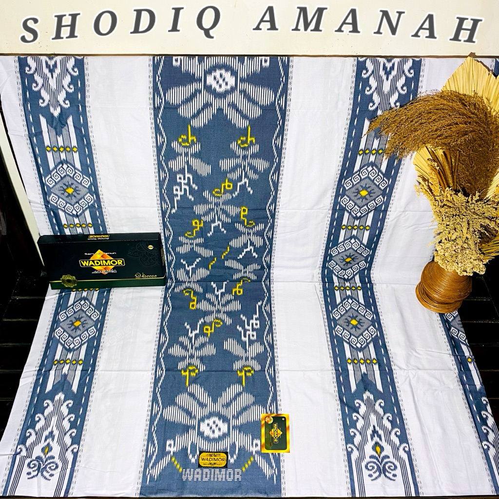 wadimor sarung tenun wadimor viscose putih lilin kembang | viskos antik sarung batik