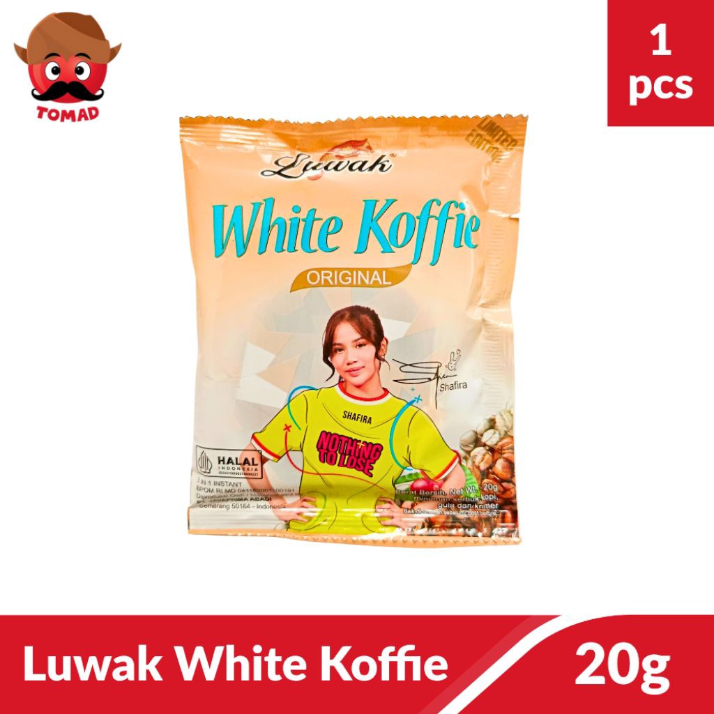 

LUWAK WHITE KOFFIE ORIGINAL/KOPI INSTAN 20GR