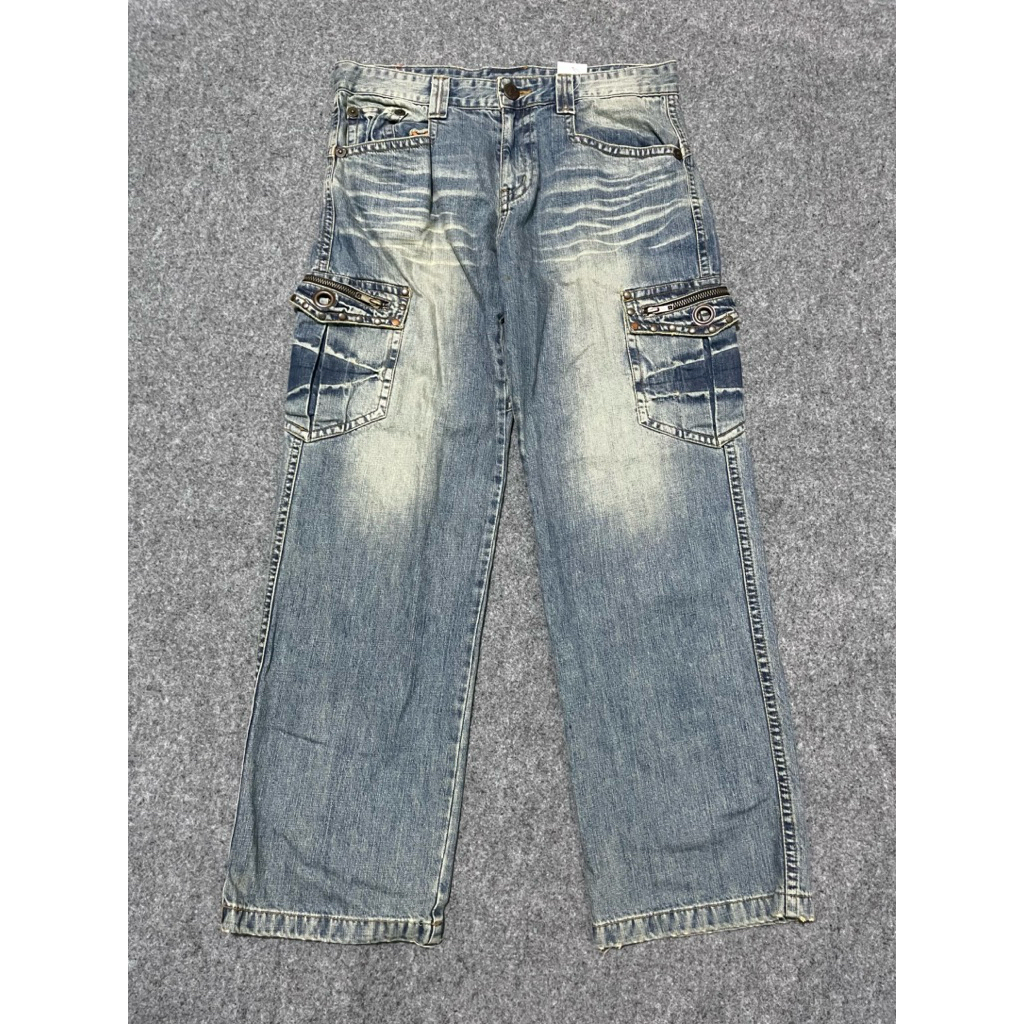 Celana jeans cargo DOHC vintage second