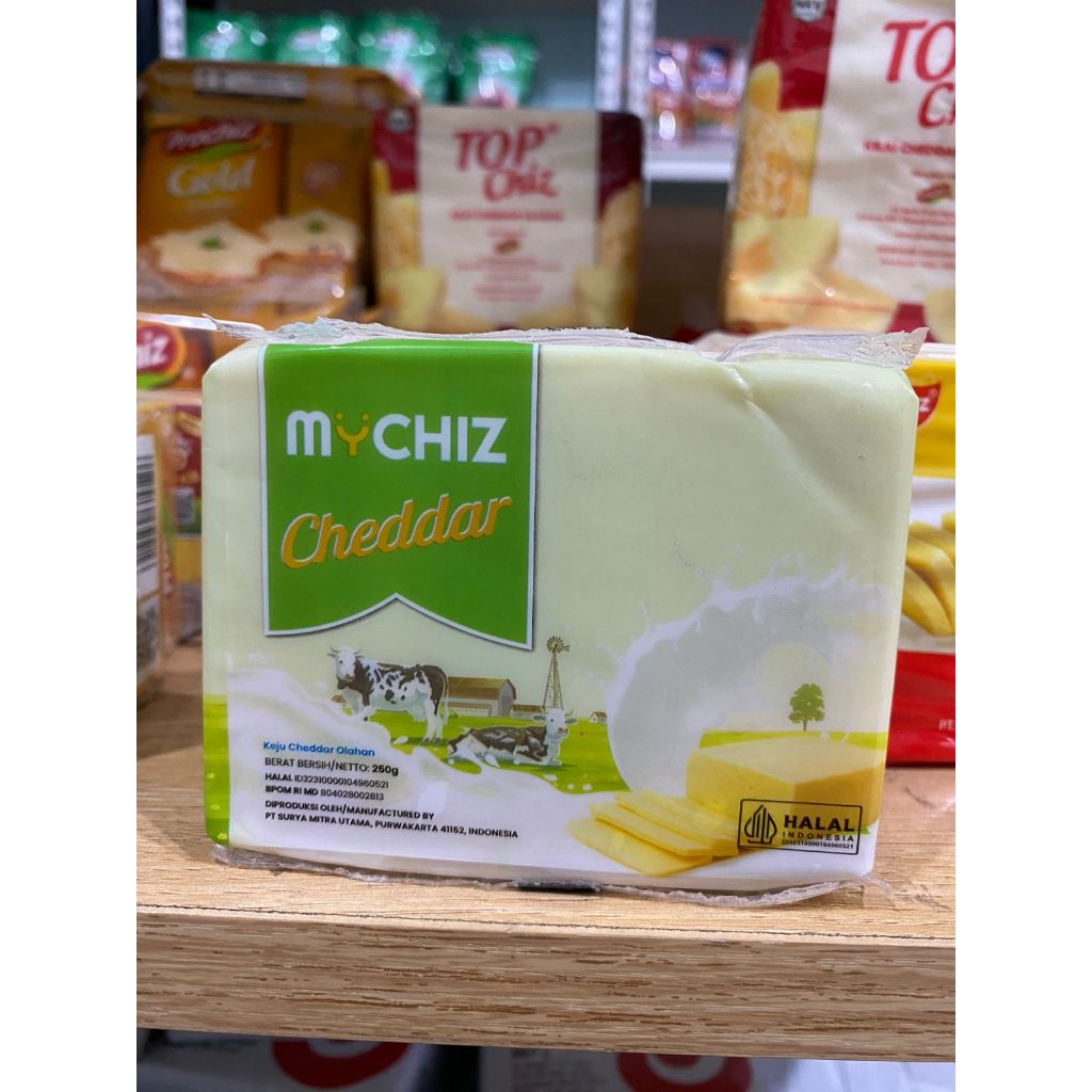 

MYCHIZ Keju Cheddar Olahan 250gr
