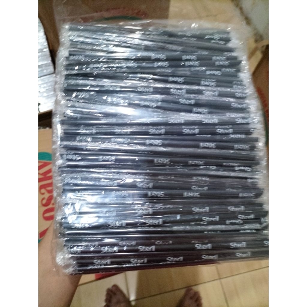 sedotan steril isi 500 pcs