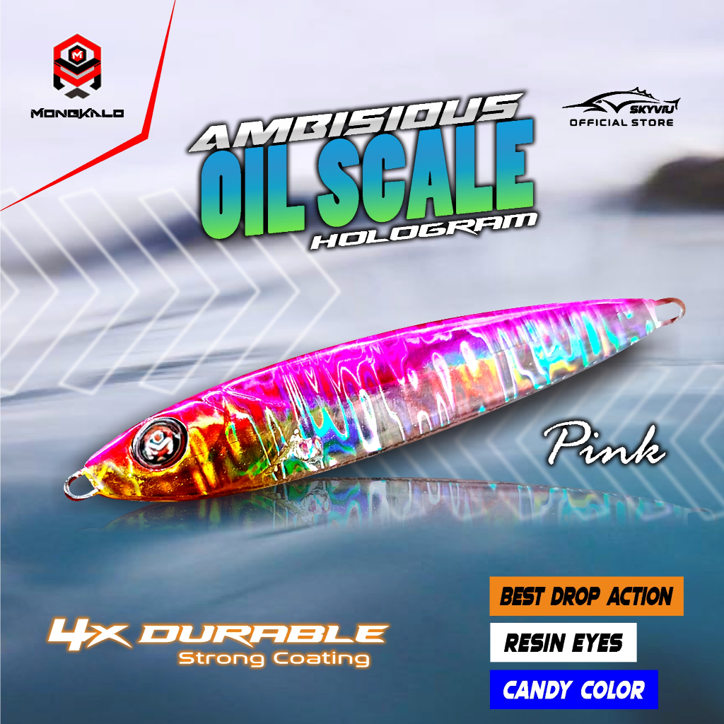 Mongkalo Ambisious Minyak noGID noMotif Candy 100 Pink