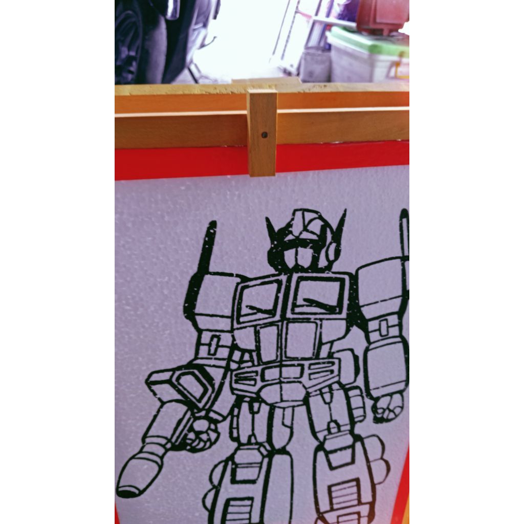 

jagrak lukis untuk styrofoam 33x50