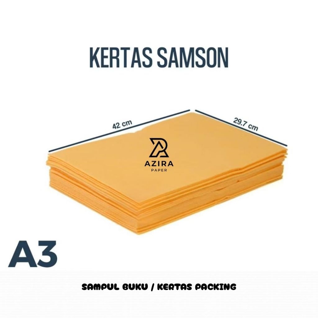 

Kertas Samson A3 isi 250 lembar / Kertas Samson A3 / Kertas Samson Coklat A3