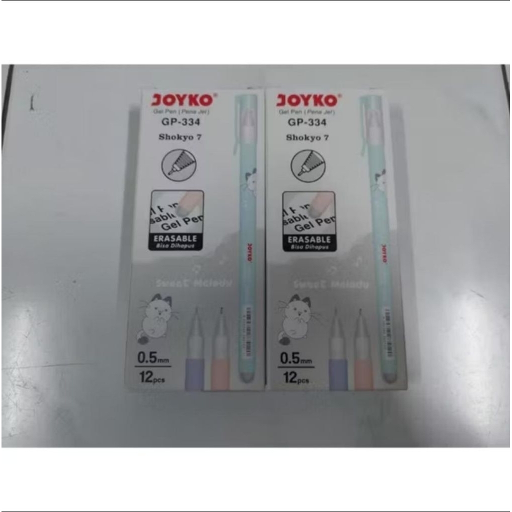 

PCS] PULPEN ERASABLE PEN GP-334 JOYKO / PULPEN BISA DIHAPUS / BALLPOINT / BOLPEN