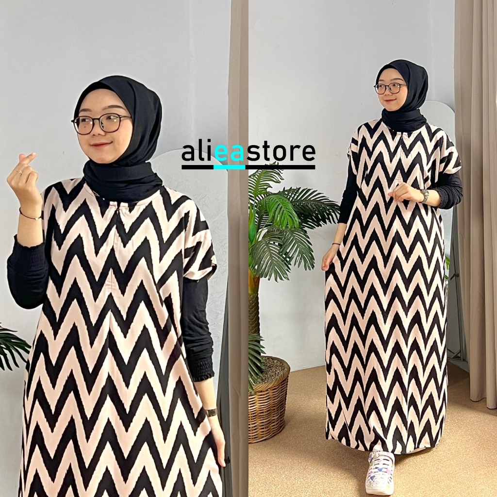 Daster Rayon Premium Motif Kekinian Panjang 135 Busui Bumil Mamah Muda Homewear Homedress Daily Wear