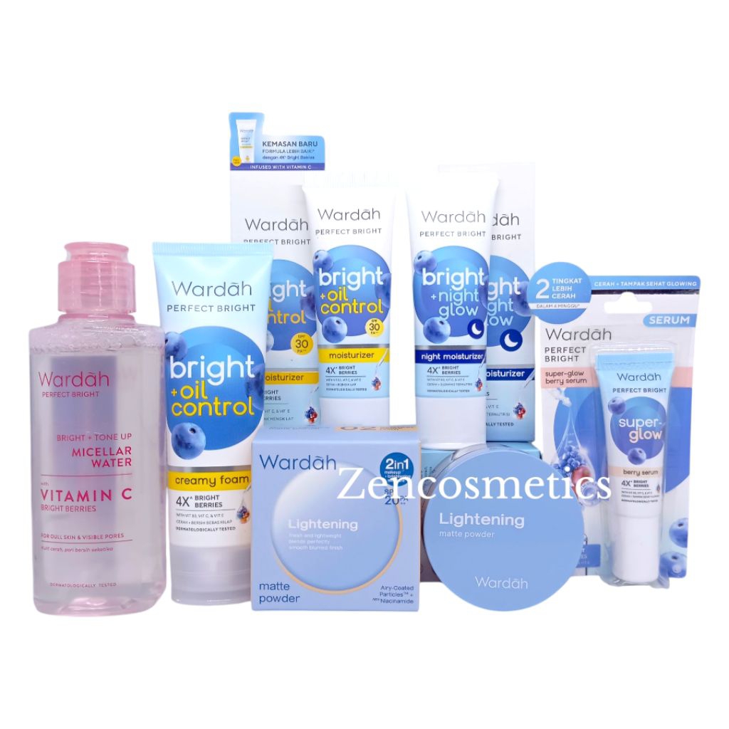 (NEW) WARDAH Skincare Wajah Kulit Berminyak /WARDAH PERFECT BRIGHT OIL CONTROL/  Skincare Kulit Kusa
