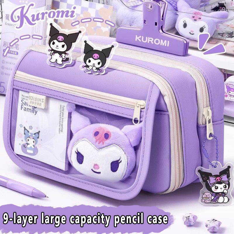 

Tempat alat tulis kotak pensil aesthetic Tas PenaTempat Pencil Tas Pensil kapasitas besar