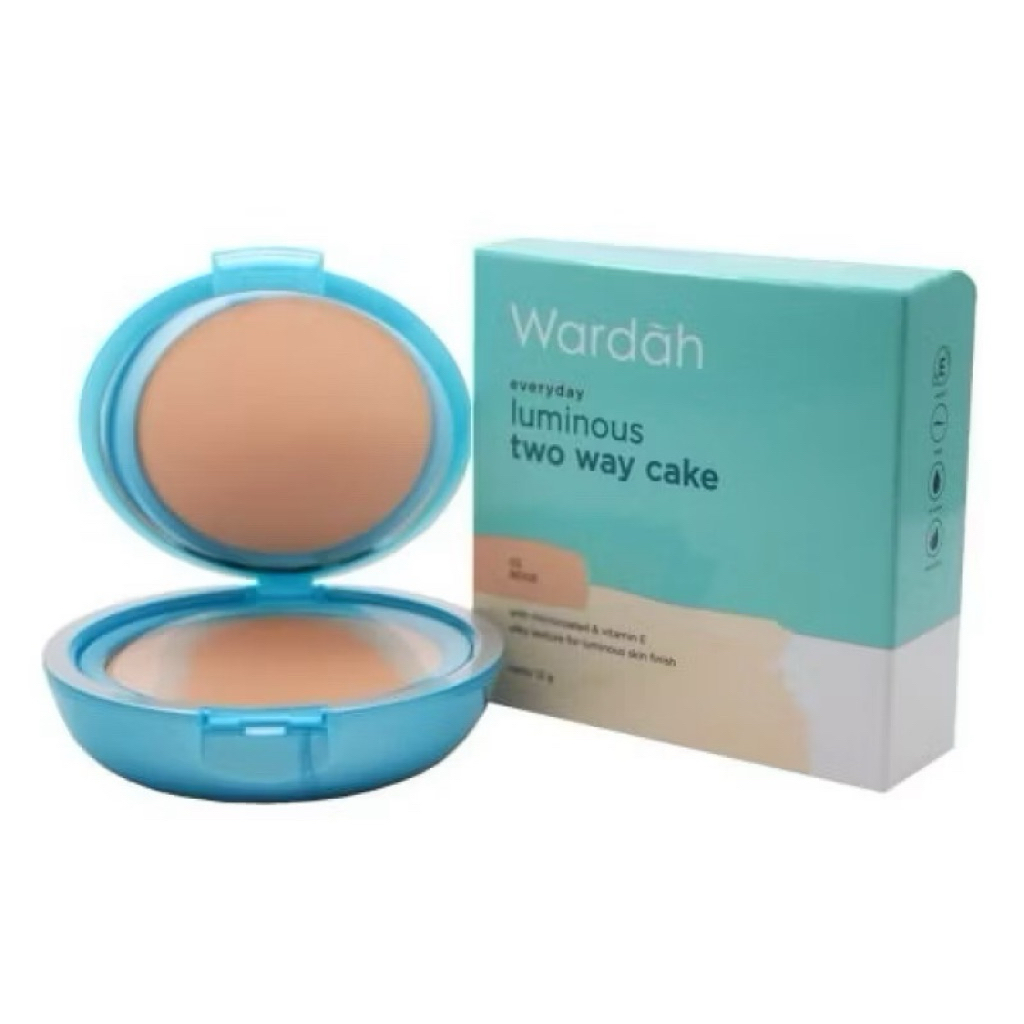 Wardah Everyday Luminous Two Way Cake | Bedak Padat Wardah | Refill Bedak Padat Wardah