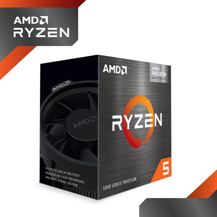 PAKET PROCESSOR AMD Ryzen 5 5600GT TRAY + MOTHERBOARD A520 + FAN