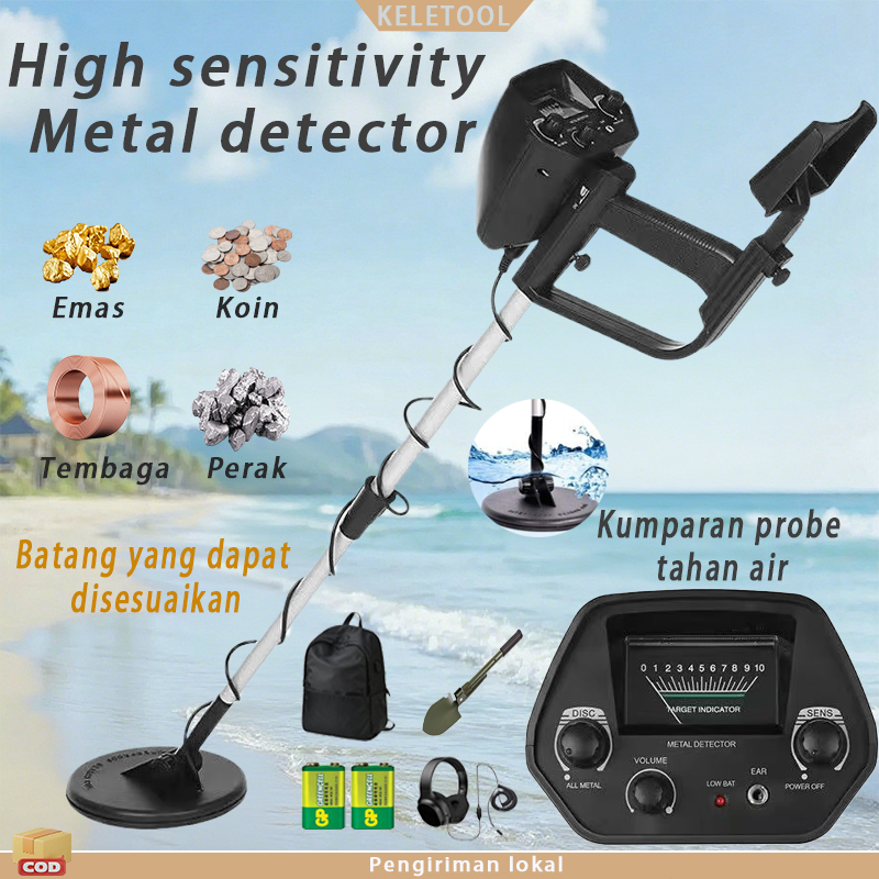 MD-4030 2 Baterai Detektor Logam Emas Metal Detector Logam Koin Mettal Detektor dalam tanah Alat Pen