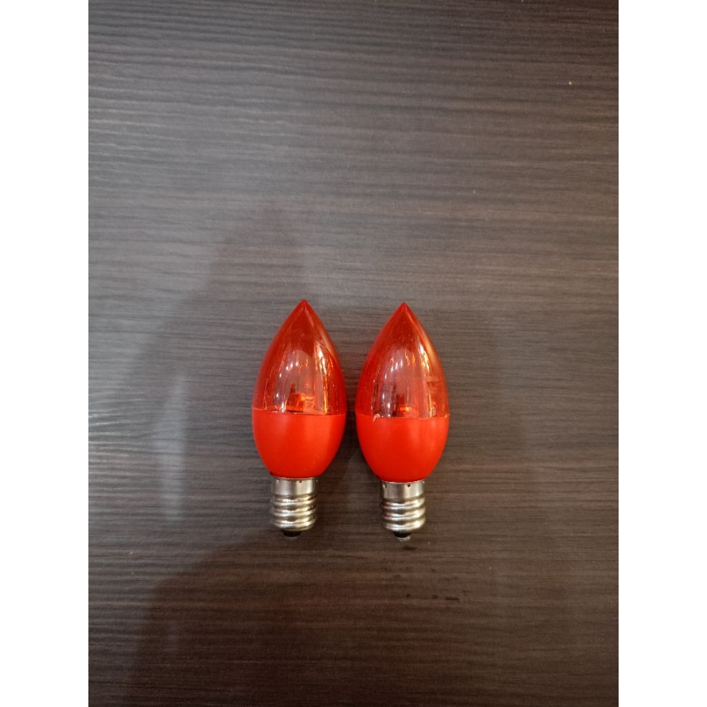 [LAMPU] Bola Lampu LED Merah Kotak/Bola Lampu Merah LED