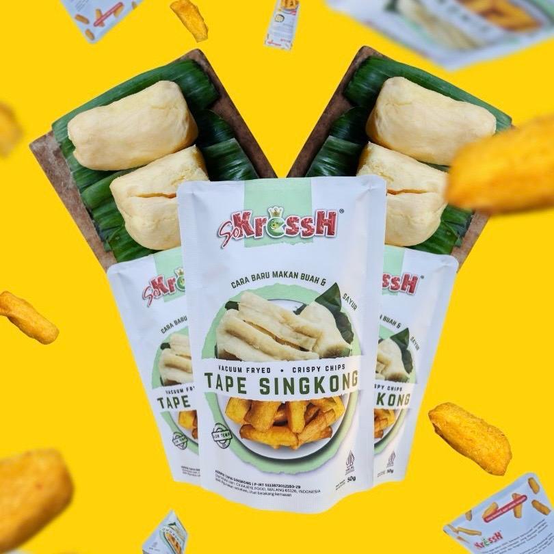 

Keripik Tape Singkong Sokressh 50gr – Manis Gurih, Renyah Unik, Vacuum Frying Khas Malang