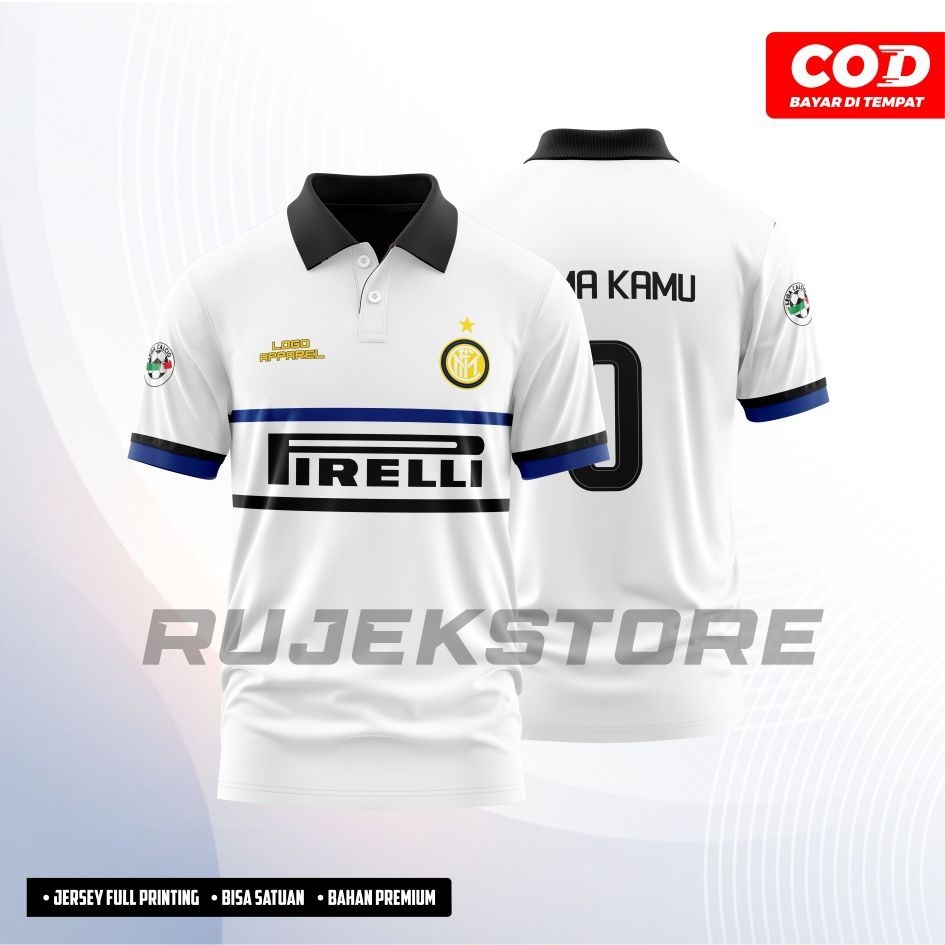 JERSEY INTER 1998 AWAY RETRO PRINTING