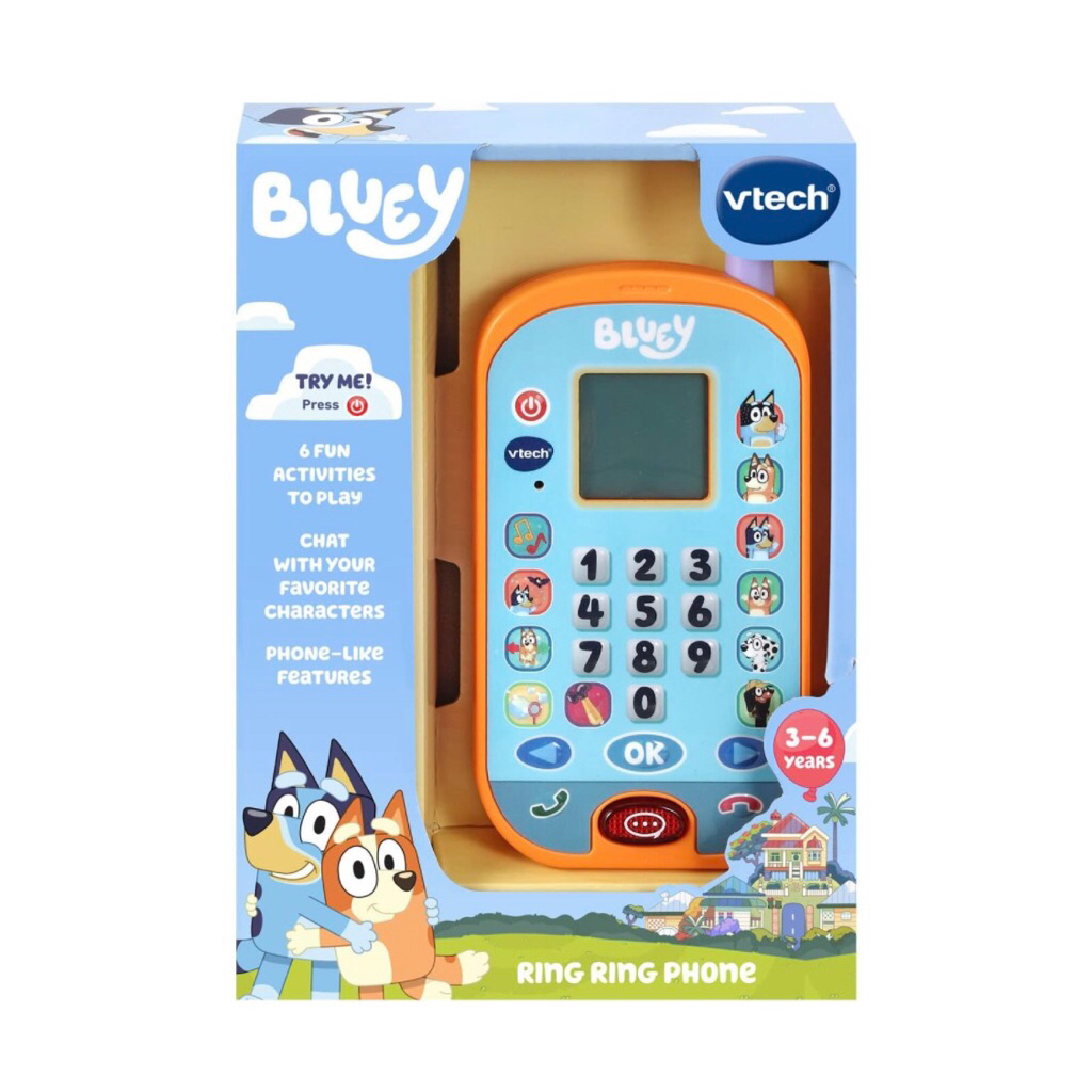 VTech Bluey Ring Ring Phone HP bluey handphone anak mainan HP