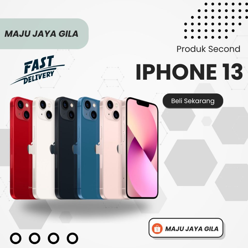 (MJG) Handphone iPhone 13 Resmi Second
