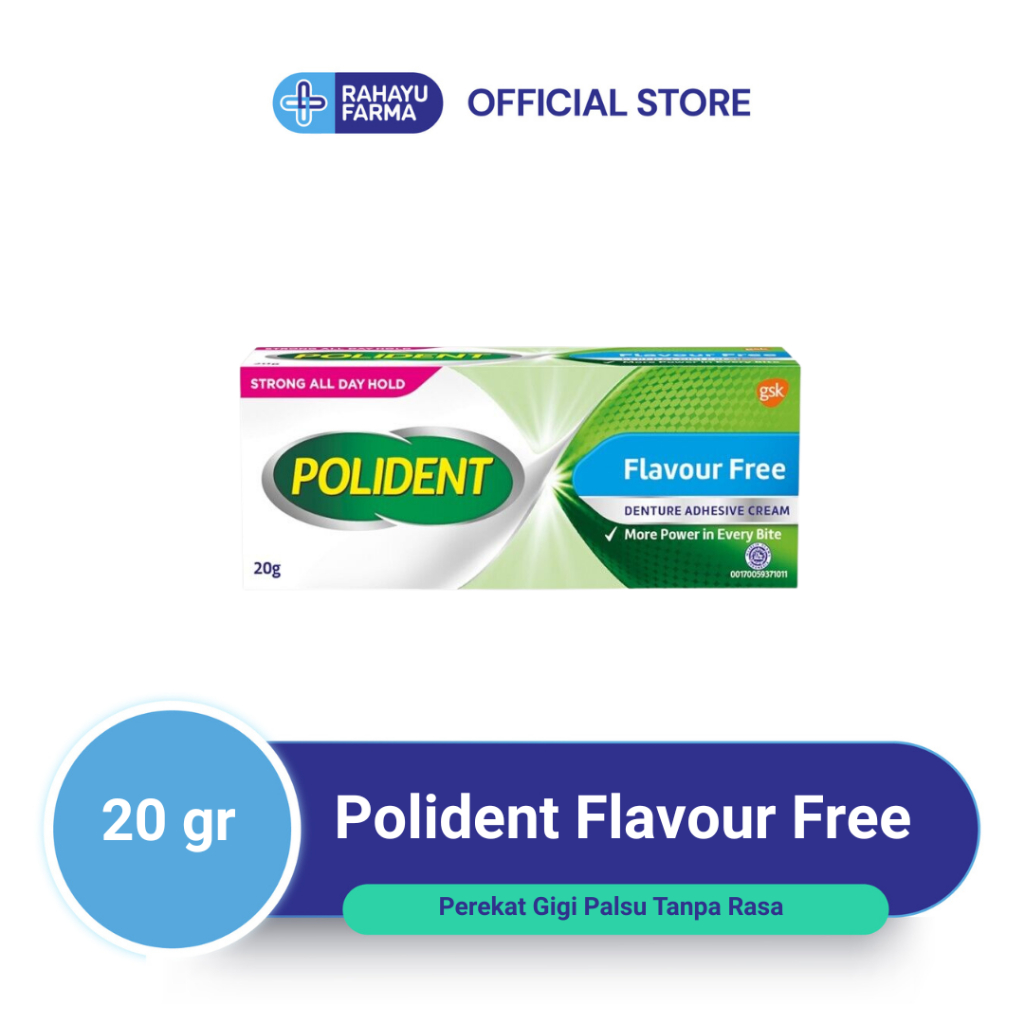 Polident 3D Hold Flavour Free 20 G / Polident Lem Gigi