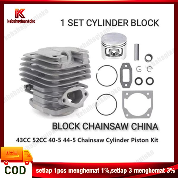 Blok Maestro 5800 Block SENSO Maestro 6500 Cylinder Blok Chainsaw 5800/5200