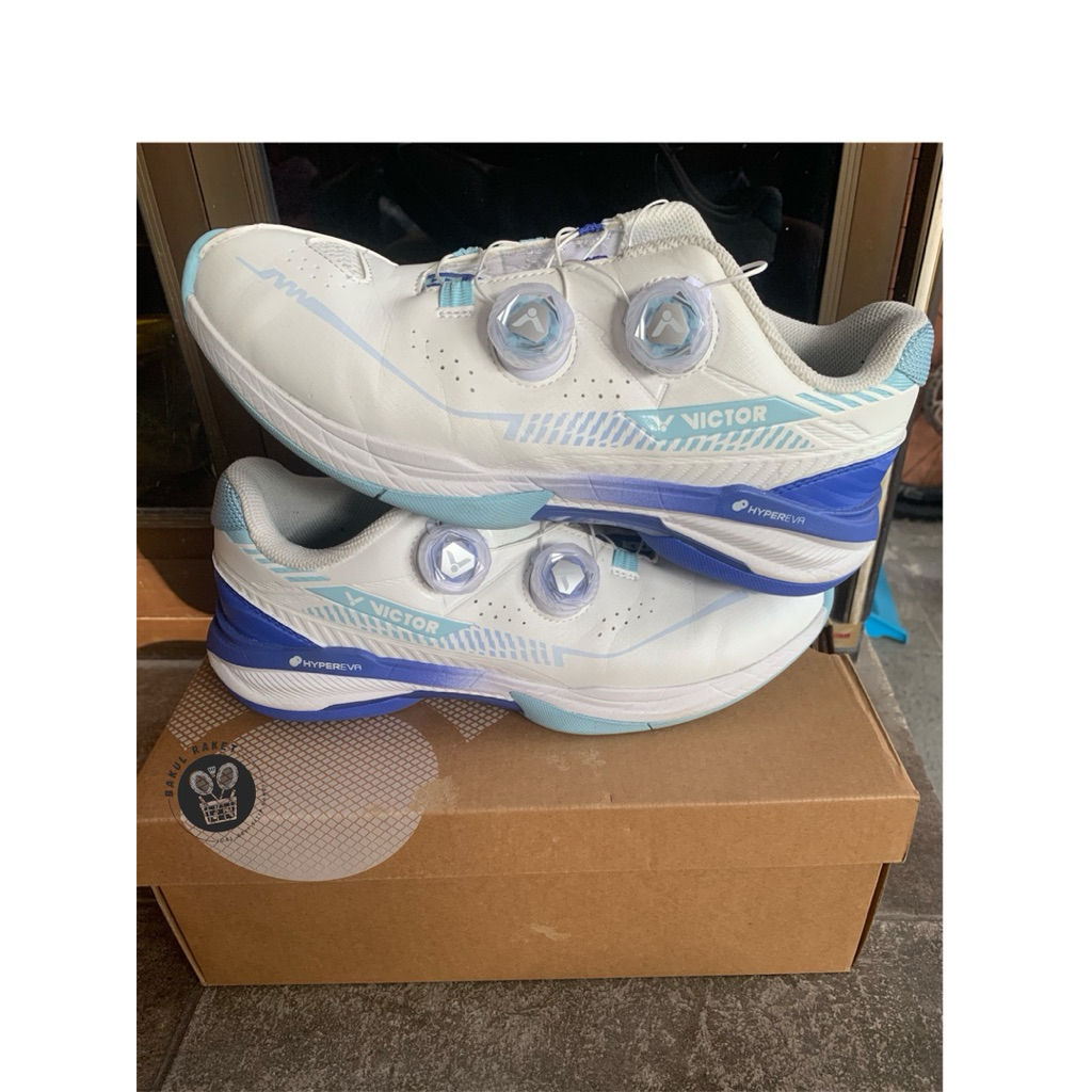 Sepatu Badminton VICTOR A810 Original Boa Bekas Sepatu Bulutangkis Anti Slip Preloved