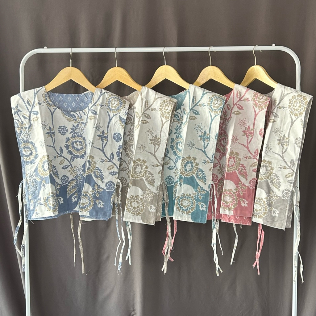 BEST SELLER VEST BATIK MOTIF BOLAK BALIK 2 IN 1 / OUTER BATIK BOLAK BALIK