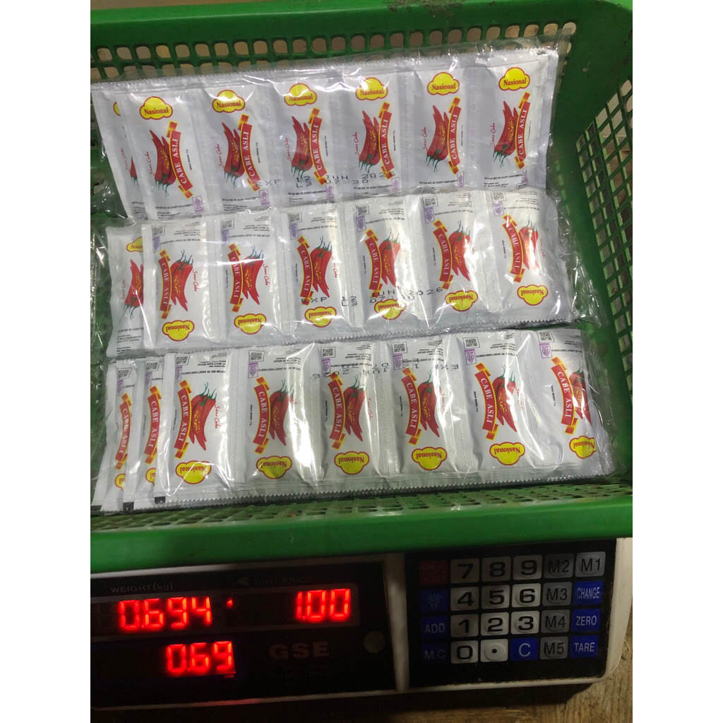 

saos cabe /saus sachet/ saus nasional