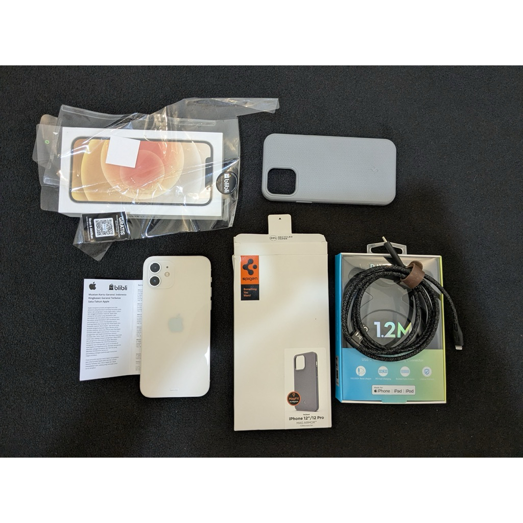 Iphone 12 128gb - White - Garansi resmi on s/d November