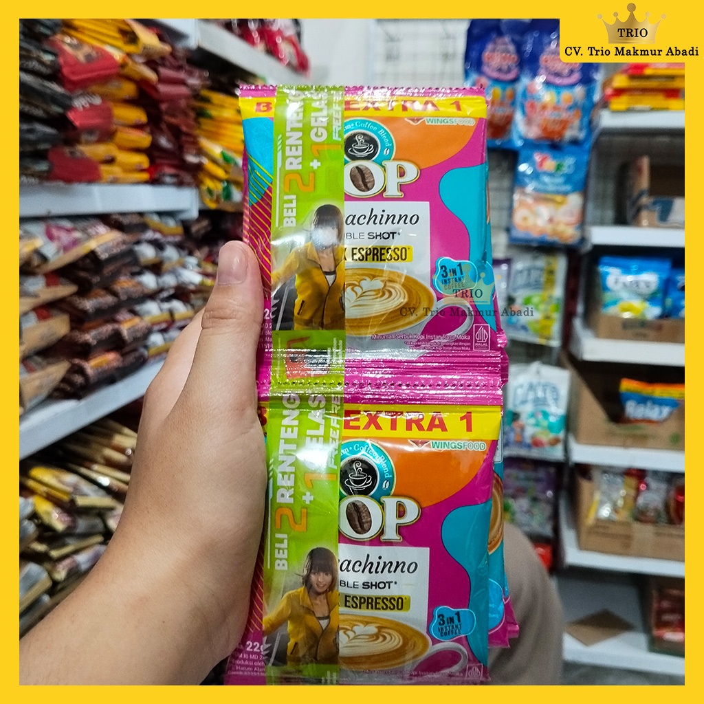 

Top Kopi Moccacino 30g 1 dus isi 12 Renteng