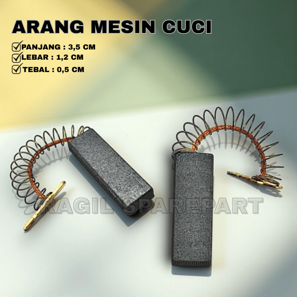 [BAYAR DITEMPAT] Carbon brush mesin cuci front loading karbon brush mesin cuci