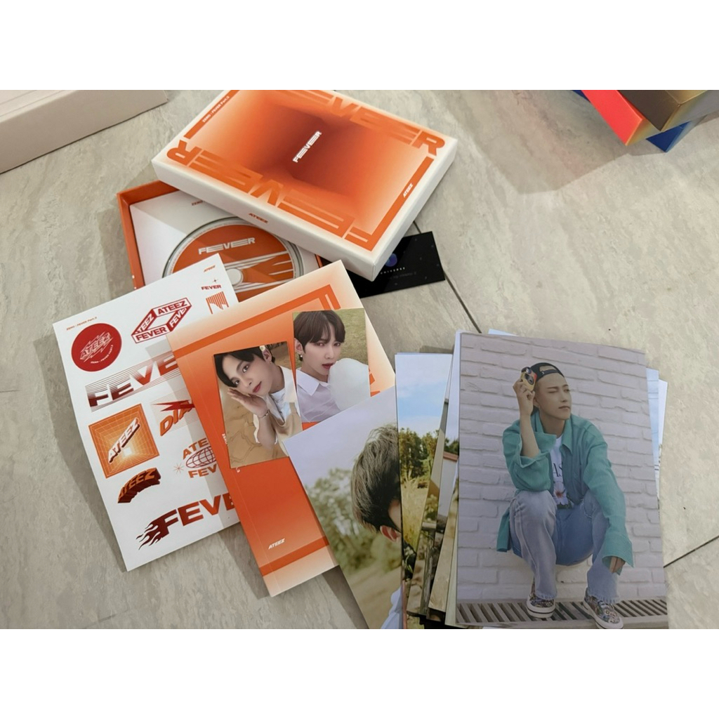 ateez zero fever part 3 deja vu hongjoong seonghwa yunho yeosang san mingi wooyoung jongho photocard