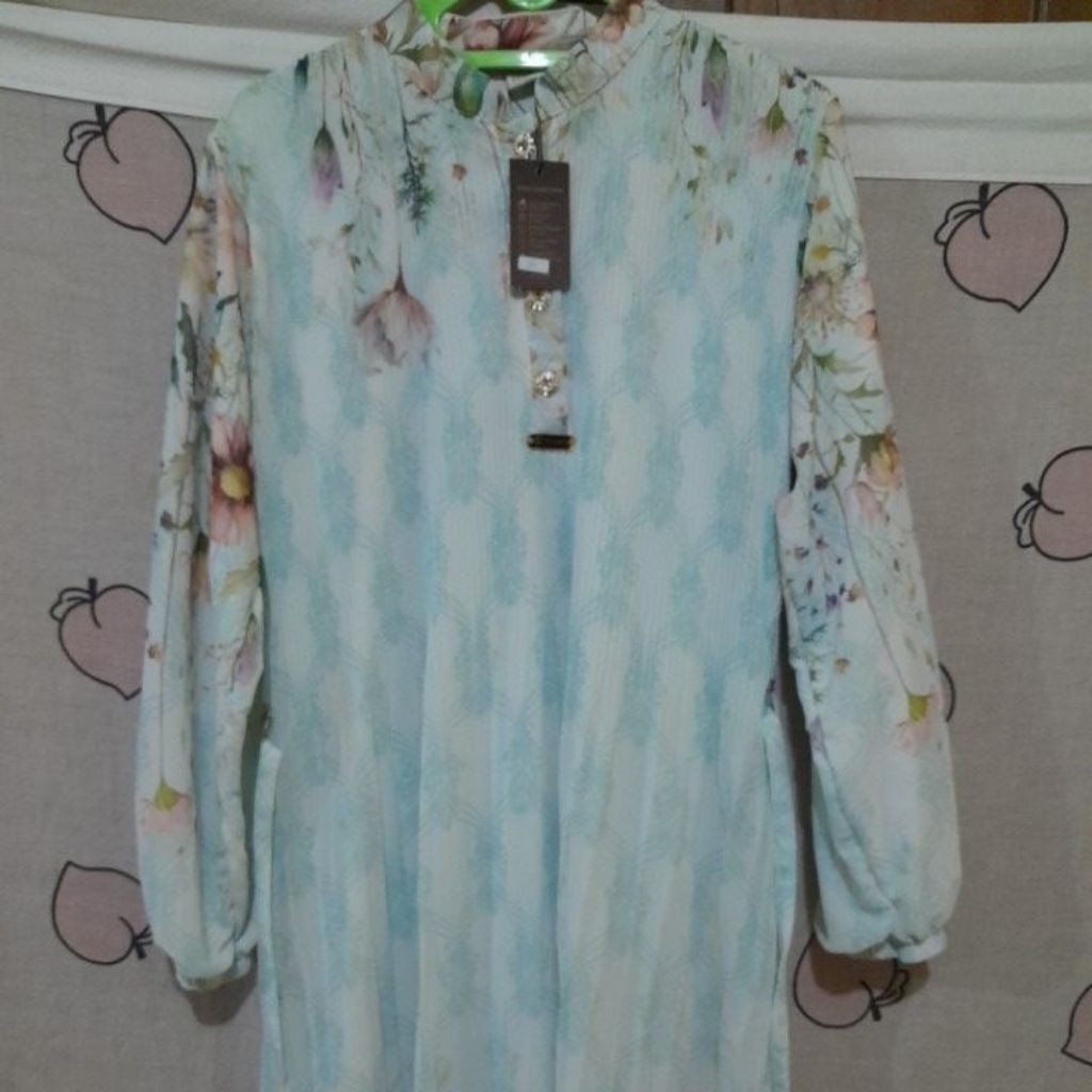 Gamis ceruty warna mint